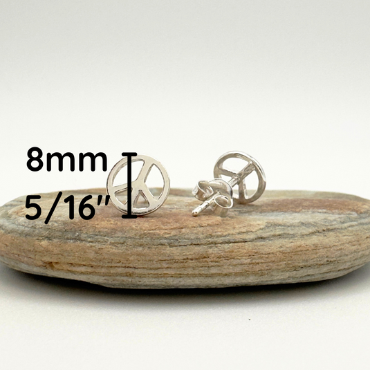 Peaceful Spirit Sterling Studs