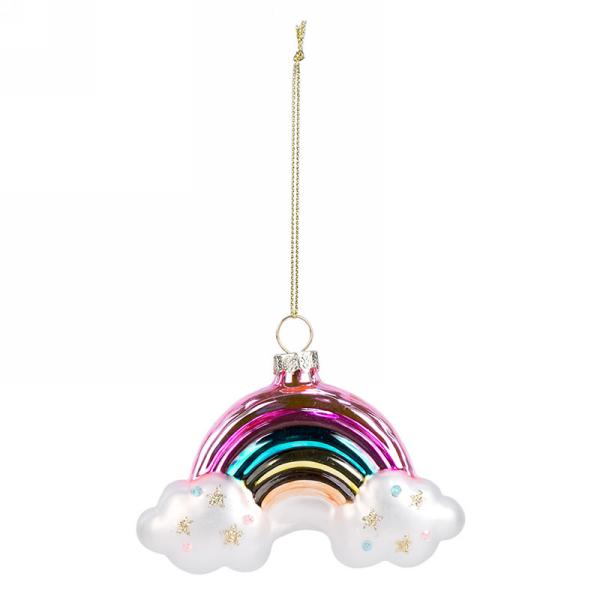 Glass Rainbow Ornament