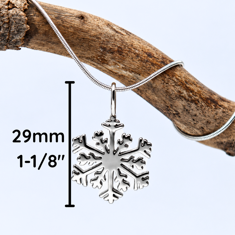 Load image into Gallery viewer, Winter Wonder Snowflake Necklace
