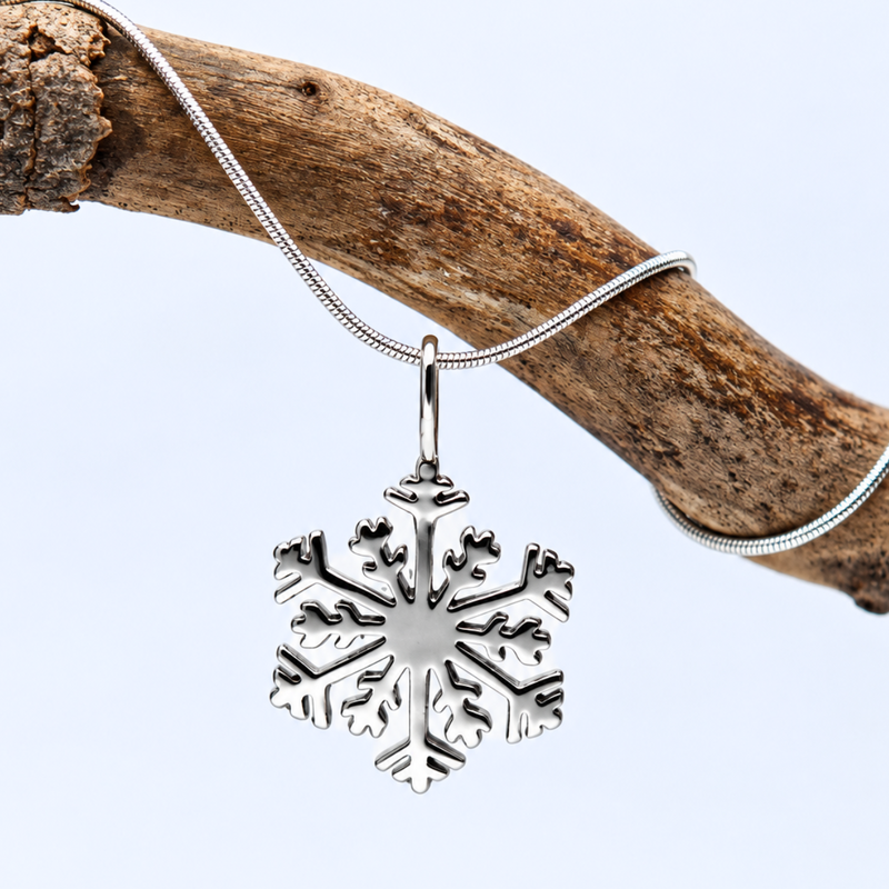 Load image into Gallery viewer, Winter Wonder Snowflake Necklace
