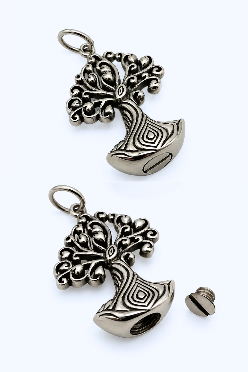 Load image into Gallery viewer, The Stories We Carry | Sterling Silver Tree Necklace
