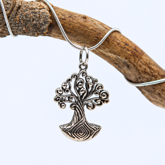 The Stories We Carry | Sterling Silver Tree Necklace