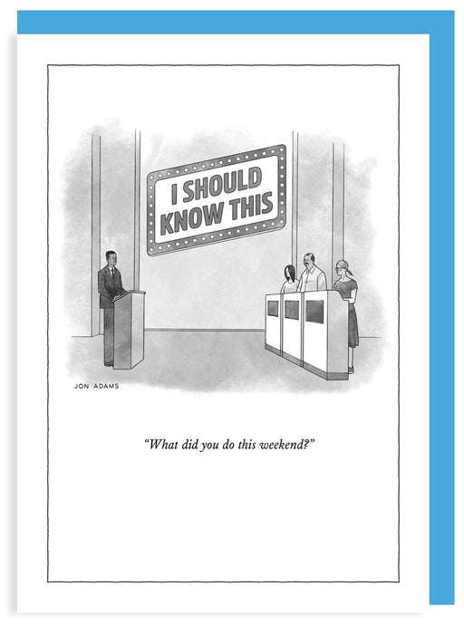 What did you do Card