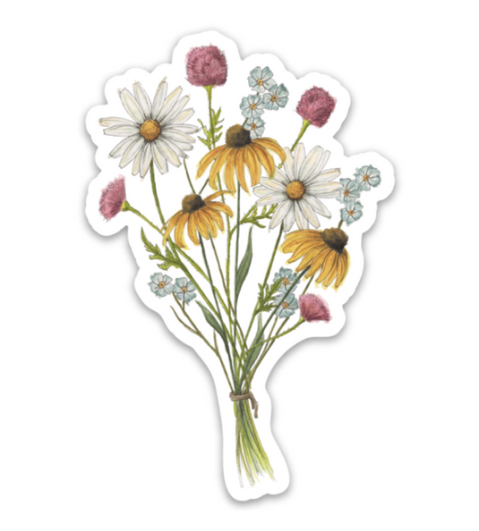 Wildflower Bouquet Sticker