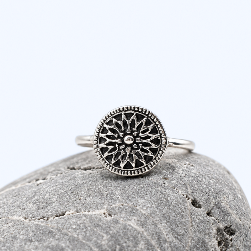 Load image into Gallery viewer, Bloom Where You Are | Sterling Silver Flower Ring
