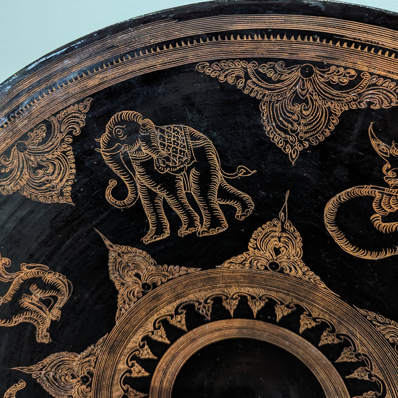 Load image into Gallery viewer, Mythical Animals Lacquerware Bowl
