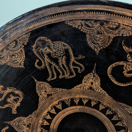Mythical Animals Lacquerware Bowl