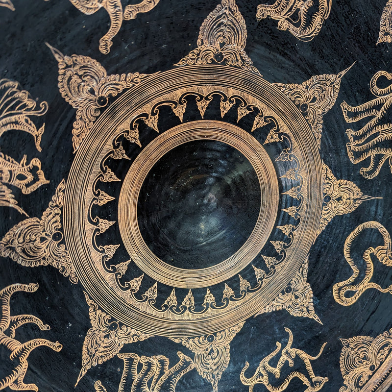 Load image into Gallery viewer, Mythical Animals Lacquerware Bowl
