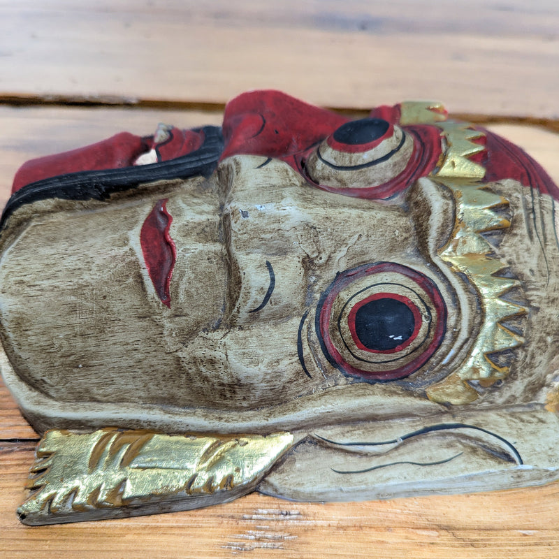 Load image into Gallery viewer, Vintage Double Face Mask from Indonesia

