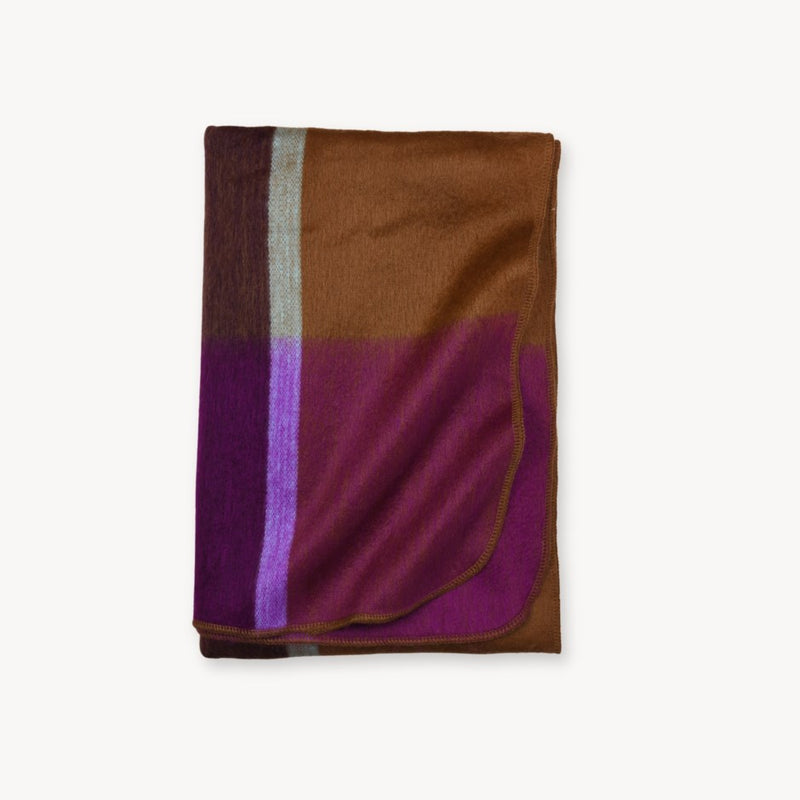 Load image into Gallery viewer, Alpaca Blend Throw, Gilmore Stripe
