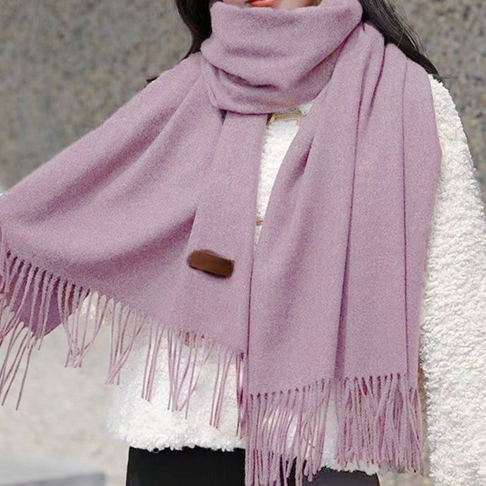 Cashmere-feel Scarf in Mauve