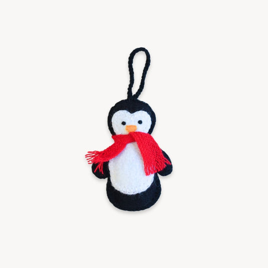 Penguin Embroidered Ornament