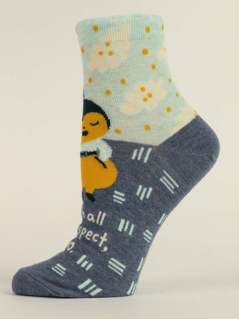Load image into Gallery viewer, With All Due Respect No : Women&#39;s Socks
