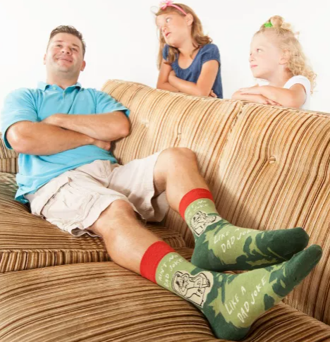 Dad Jokes : Men's Socks