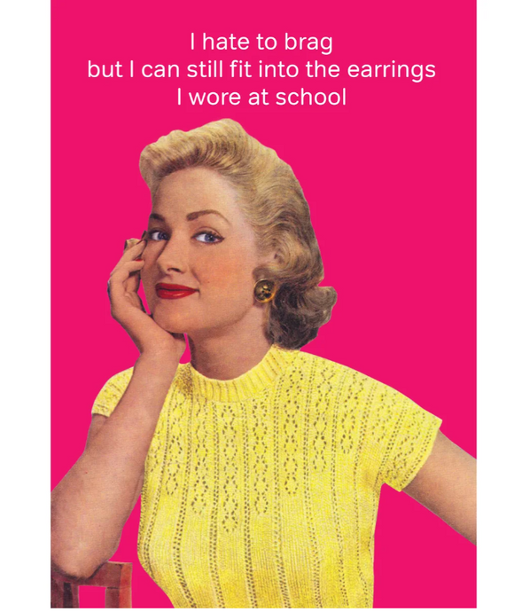 Still fit into my earrings. Card