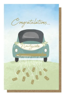 Congratulations. Just Married Card
