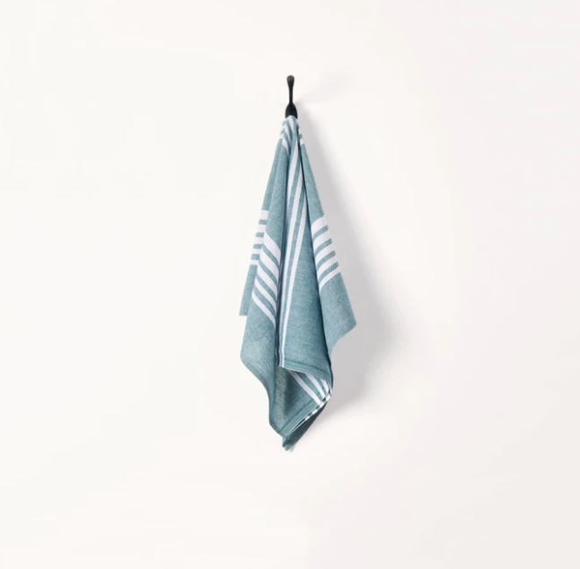 Load image into Gallery viewer, Turkish Hand/Tea Towel in Hayal Teal (set of 2)
