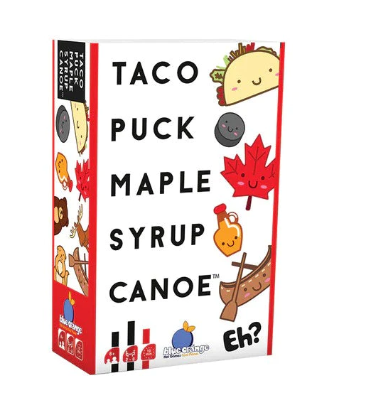 Taco Puck Maple Syrup Canoe Card Game
