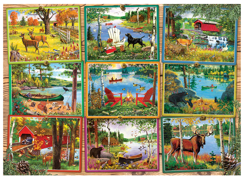 Load image into Gallery viewer, Jigsaw Puzzle : Postcards from Lake Country
