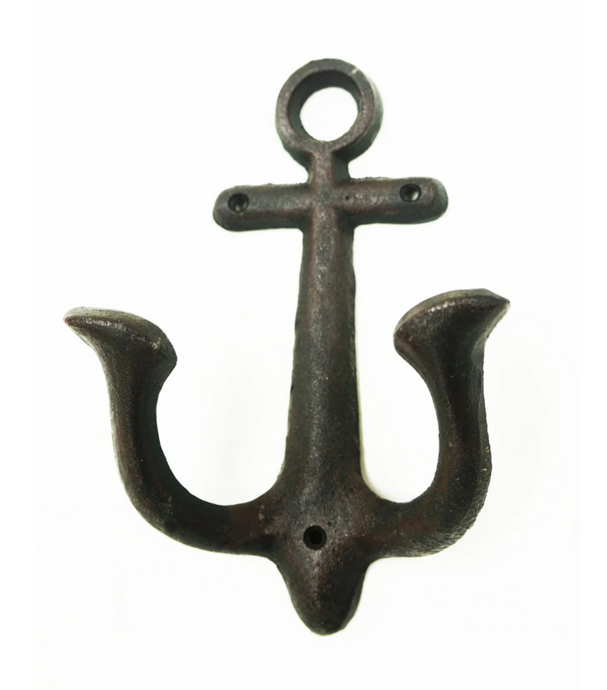 Large Anchor Hook in Black