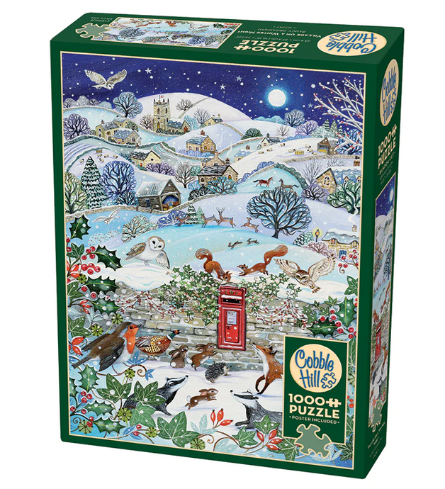 Jigsaw Puzzle : Village on a Winter Night