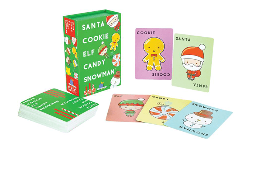 Santa Cookie Elf Candy Snowman Card Game