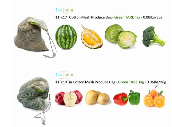 Load image into Gallery viewer, Reusable Cotton Mesh Produce Bags
