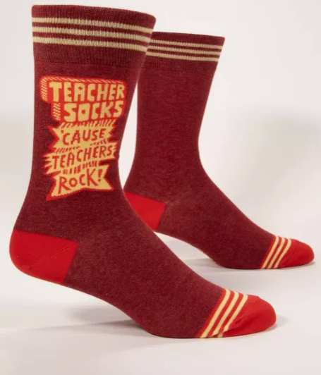 Load image into Gallery viewer, Teachers Rock. Men&#39;s Socks.
