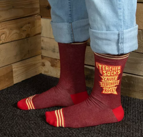 Teachers Rock. Men's Socks.