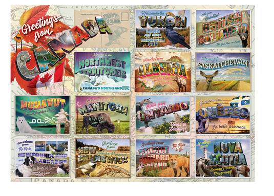Jigsaw Puzzle : Greetings From Canada