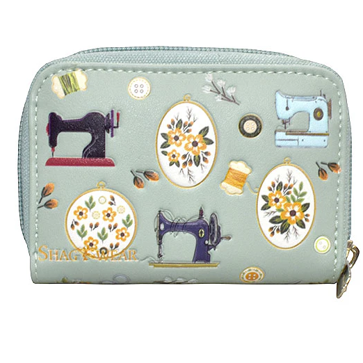 Essentials Wallet in Embroidery Mint Green