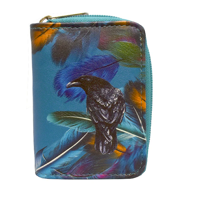 Load image into Gallery viewer, Essentials Wallet - Raven in Teal
