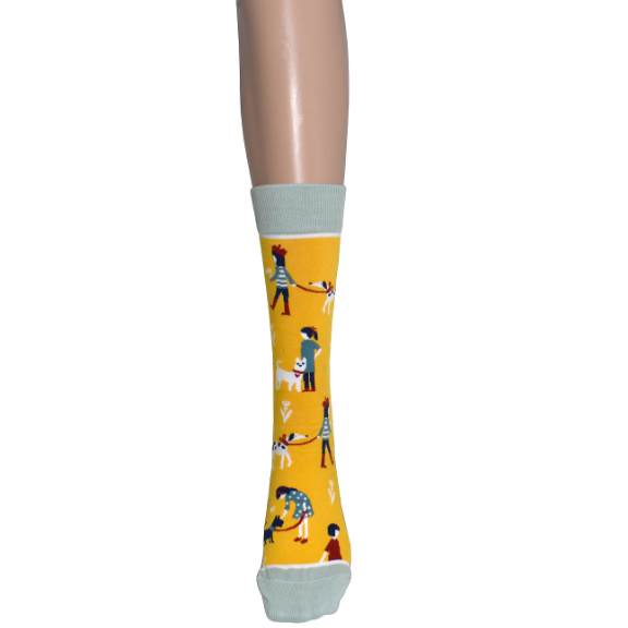 Load image into Gallery viewer, A Girl and Her Dog Socks
