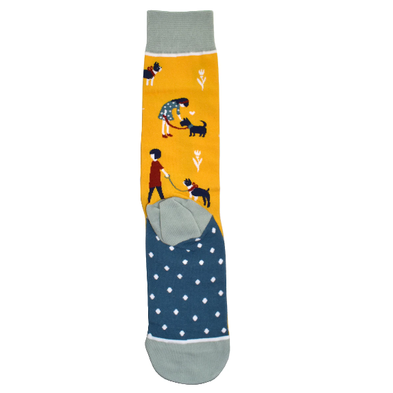 Load image into Gallery viewer, A Girl and Her Dog Socks
