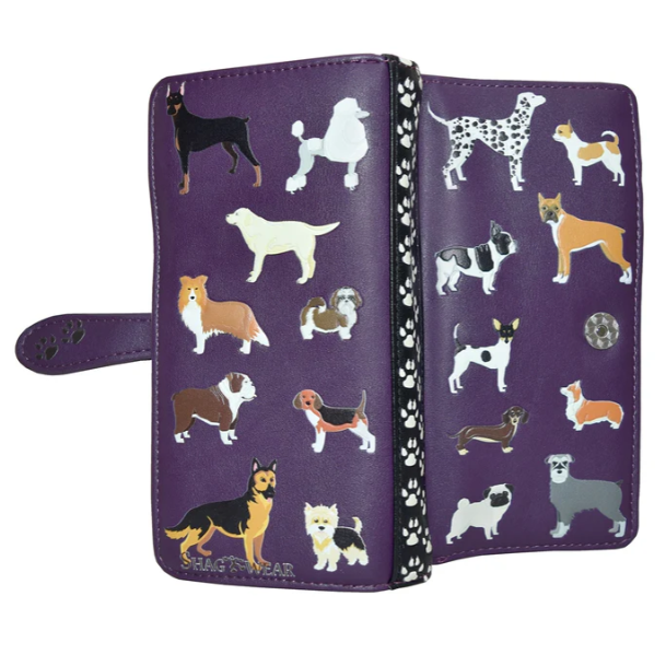 All the Dogs in Purple Wallet