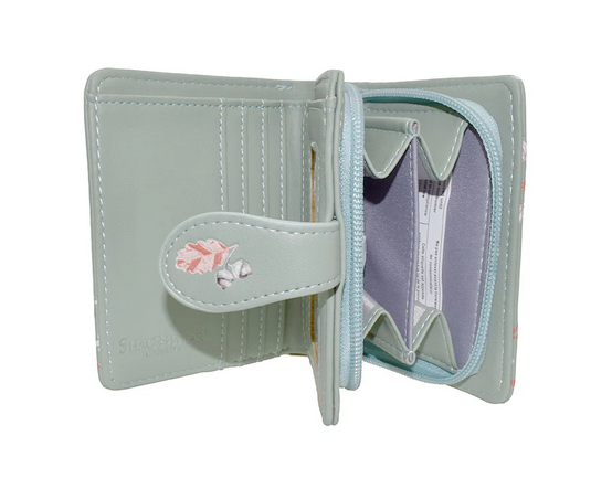 Forest Friends in Sage Small Wallet