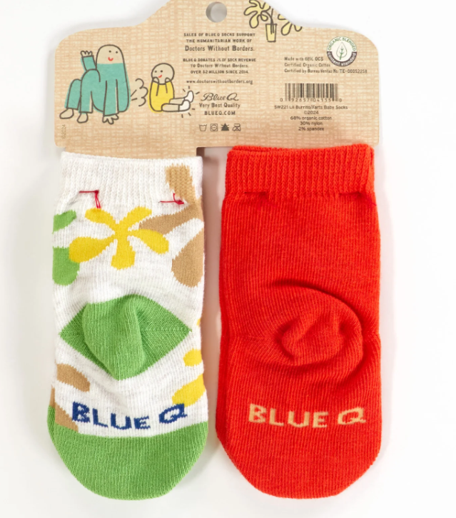 Load image into Gallery viewer, Baby Socks (2 pairs) I’m your little burrito &amp; Don’t blame me for your farts
