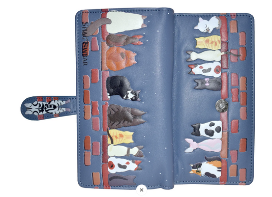 Wallet: Cats Hanging Out