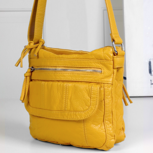 Crossbody Purse in Mustard