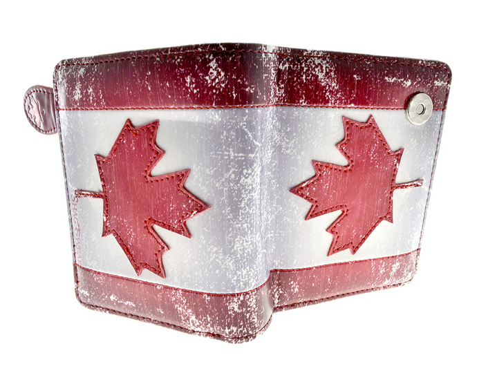 Weathered Flag Small Wallet