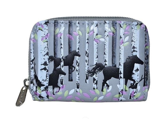 Essentials Wallet Horse in Grey