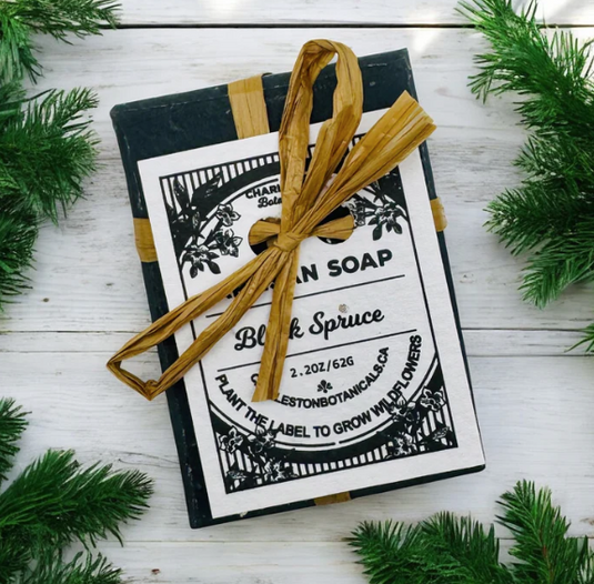 Black Spruce Artisan Soap Small Size