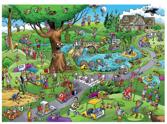 Doodle Town Puzzle: Par for the Course