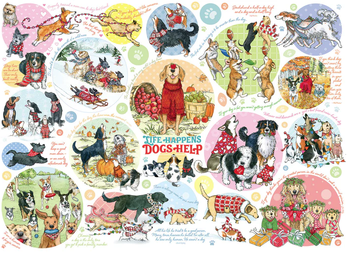 Load image into Gallery viewer, Dog Thoughts Jigsaw Puzzle
