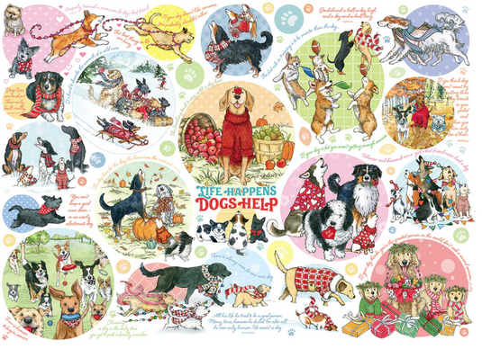 Dog Thoughts Jigsaw Puzzle