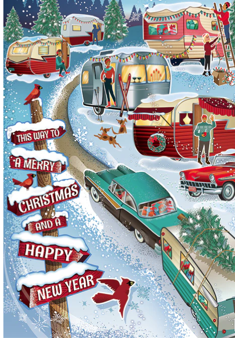 Christmas Campers Jigsaw Puzzle