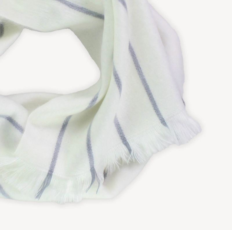 Load image into Gallery viewer, Alpaca Blend Scarf in Fine Lines
