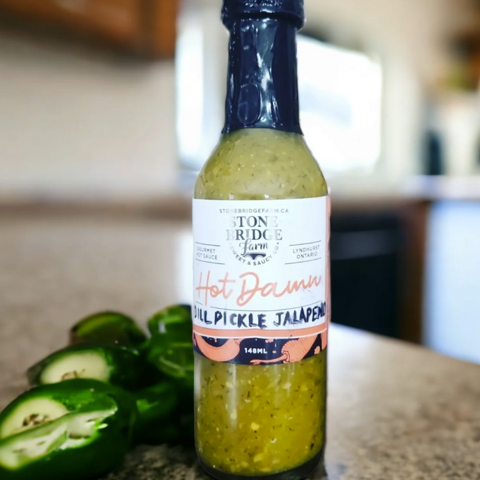 Hot Damn Hot Sauce, Dill Pickle Jalapeno