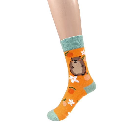 Beaver & Oranges Socks