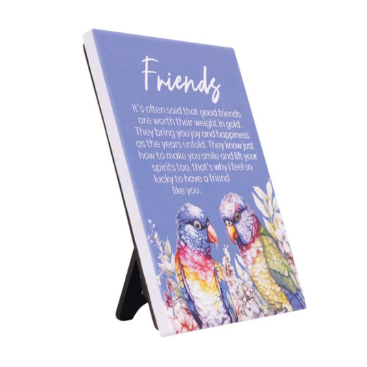 Friends Verse Plaque
